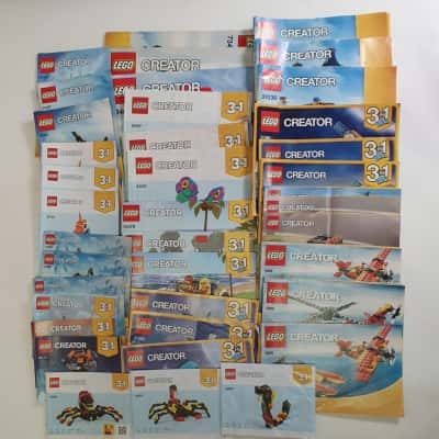 Lego Creator 3 in 1 Instruction Books