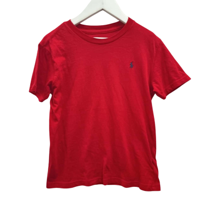 Ralph Lauren Kids Size 7 T-Shirt Red 