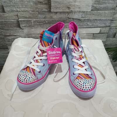 Skechers Twinkle toes Kids  Size US 4 Shoes Blue / Other / Pink  / White 