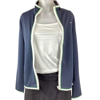 Espirit Sports Zip Front Jacket - Blue Size L