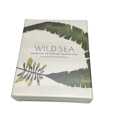 Wild Sea: Seaweed Prints Stationary Set By Superfolk - Brand New & Sealed