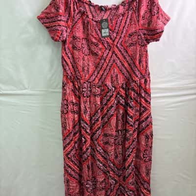 Autograph Womens Size 20 Maxi Dress Multicoloured BNWT