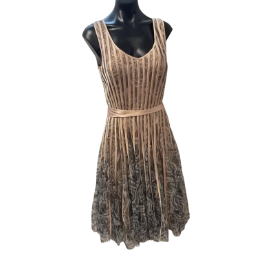 Miss Anne Womens  Size 12 Cocktail Dress Champagne / Other 