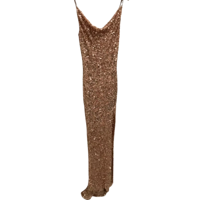 NWT Pilgrim Rose Gold Inger Gown Womens  Size 10 