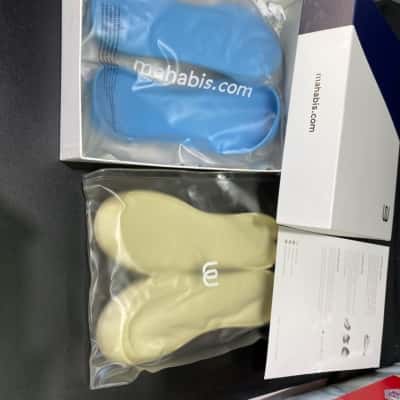Mahabis brand stand alone spare shoes soles x 2