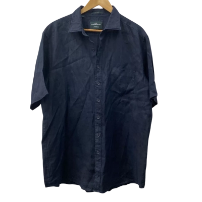 Rodd & Gunn Mens  Size XL Short Sleeve Shirt Black  