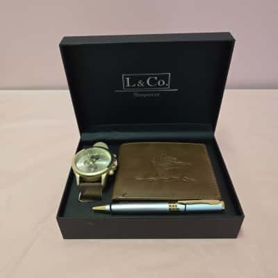 L & Co. Timepieces 3-Piece Men's Gift Set