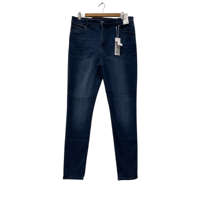 Forever New Womens  Size 14 Mid Rise Jeans Navy Blue 