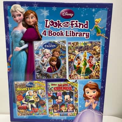 Disney look and find 4 book library 