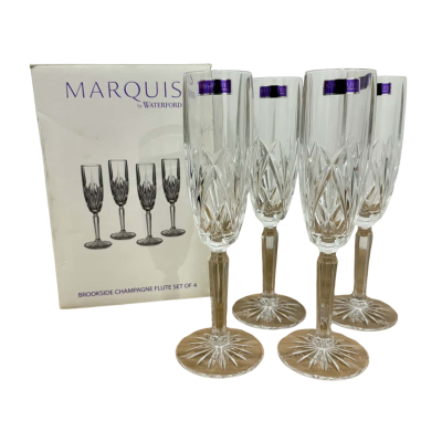 Marquis by Waterford - Brookside Champagne Flute Set of 4