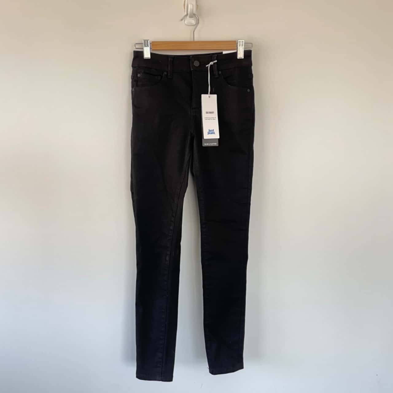 Just Jeans Black Skinny Mid Rise Slim Crop Jeans Size 6 / XS
