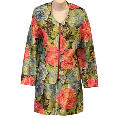 Mondi Womens Size 10/40/42/8 Blue/Floral/Green/Multicoloured/Pink