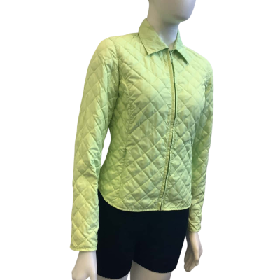Eddie Bauer Womens  AUS Size XS Insulated Goose Down Quilted Jacket Green 