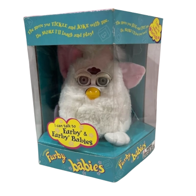Tiger Electronics Ltd Furby Babies with Box, Instructions and Dictionery, Tested and Working (Batteries not included)