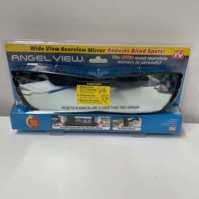 Car rearview mirror angel view wide view