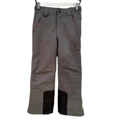 Crane Kids Size 8 Snow Pants Grey 