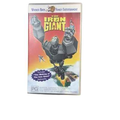 Vintage Warner Bros The Iron Giant VHS Tape 