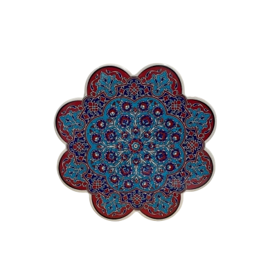 Iznik Turkish ceramic trivet 28cm 