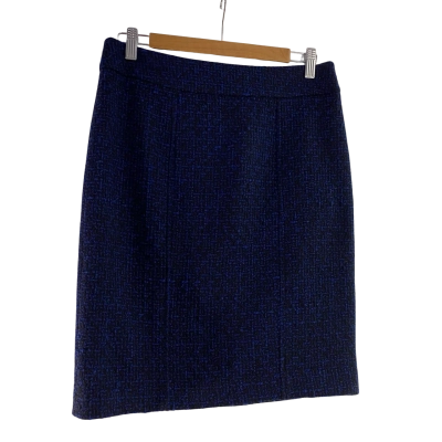 Marcs  Black/ Blue Pencil Skirt Size 10 