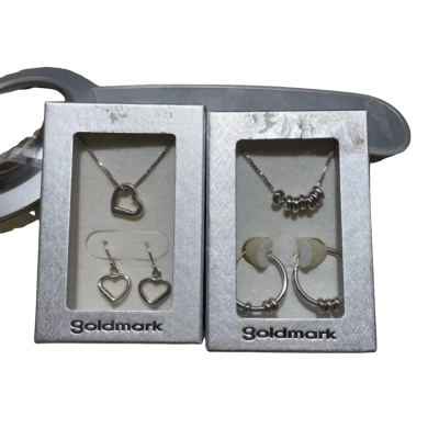 Goldmark Jewellers Women’s Earrings & Necklaces Sets - 925 Silver 
