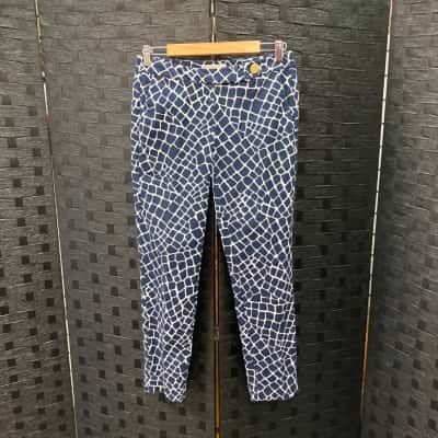 Michael Kors Womens  Size 4 Blue / White Pants