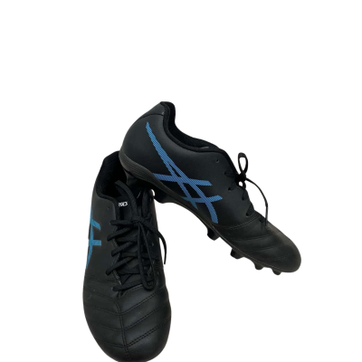Asics Unisex  Size 39  Kids Football Boots Black  / Blue 