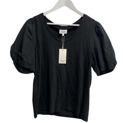 Seed Womens  Size M 3/4 Sleeve Shirt Black  