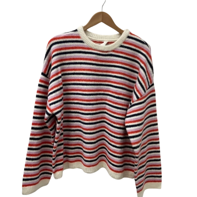 Elm Womens  Size L Crew Neck Jumper Multicoloured 