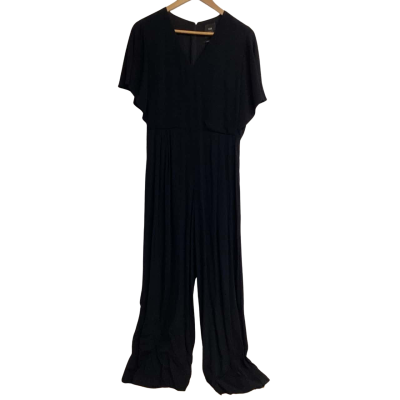 Cue Womens  Size 10 Black  Jumpsuit GUC