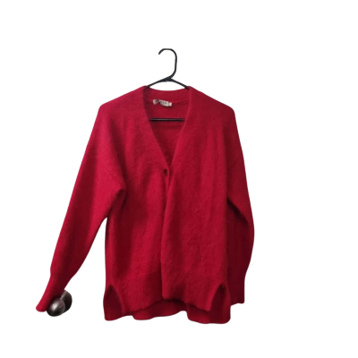 Lania The Label Women's Size S Cardigan in Pink  / Red 