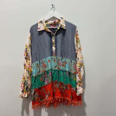 RUBY YAYA  Womens Shirt Size XL Multicoloured / Pattern 