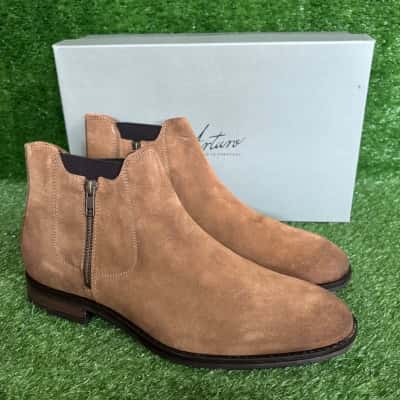 Arturo Protea Brown Suede Boots Size 44