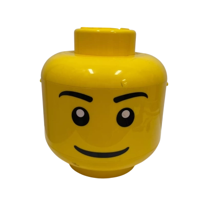 Big Yellow Face Lego Storage Head