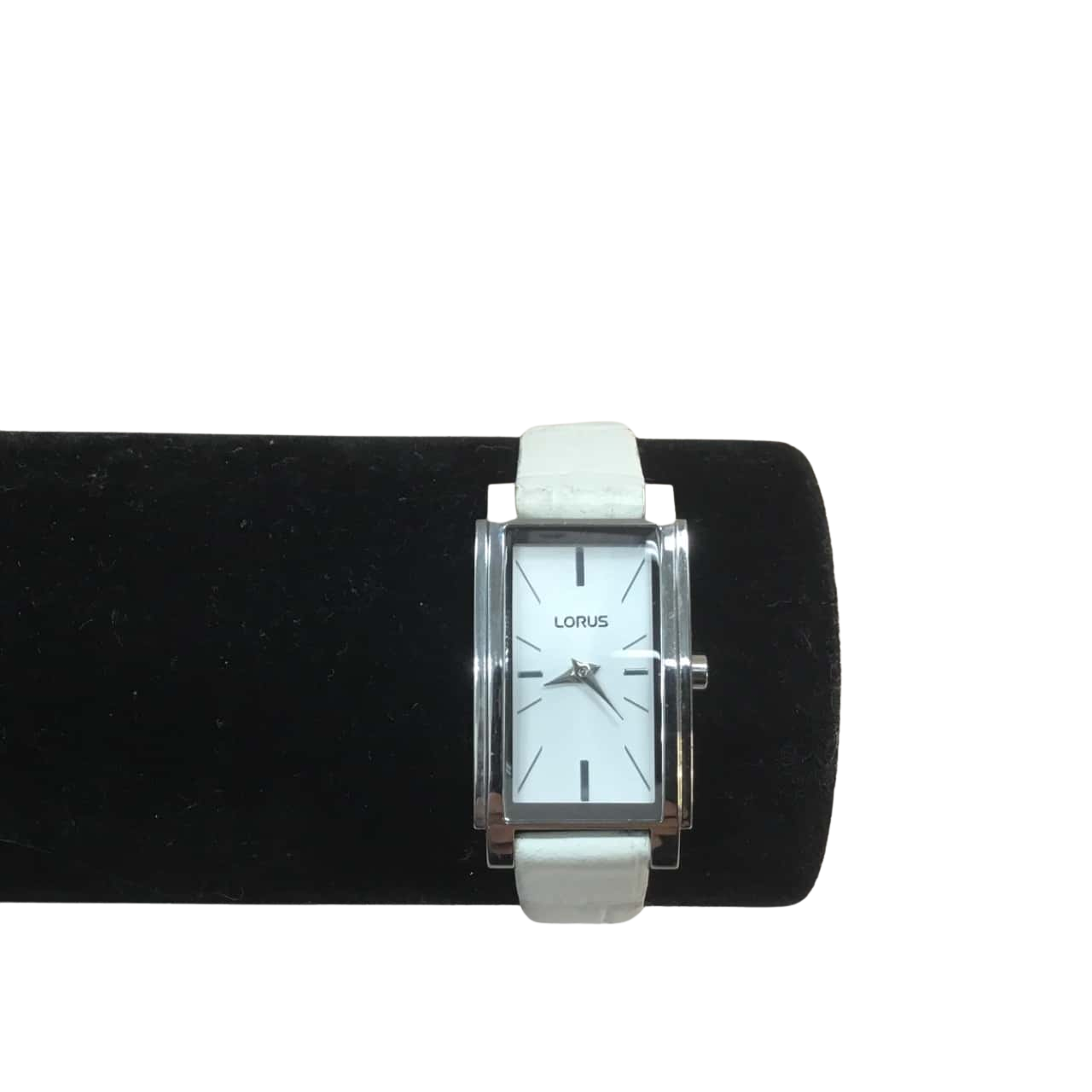 Lorus White Plastic Dress Watch