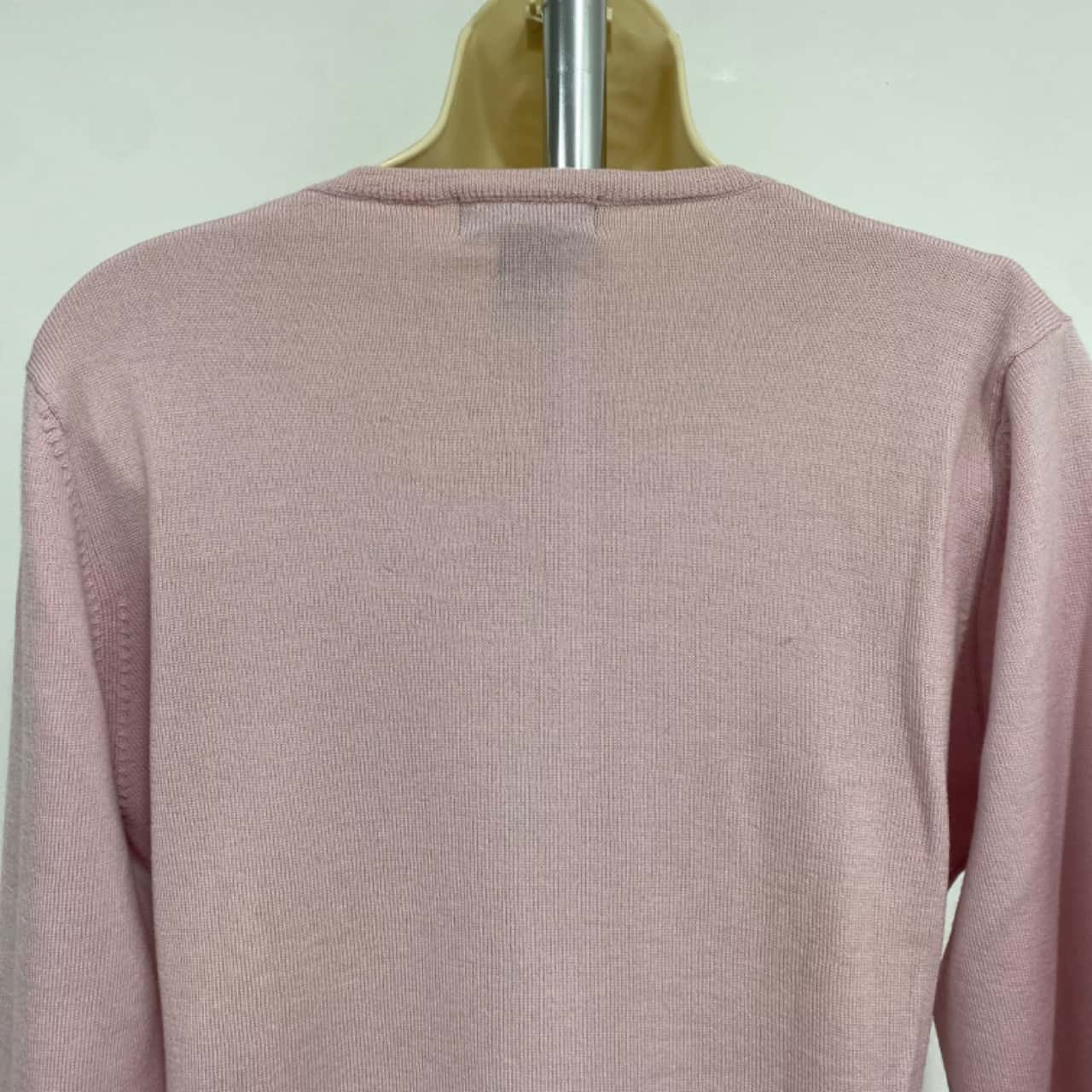 David Jones Womens Size L Pink Merino Wool Cardigan (s)