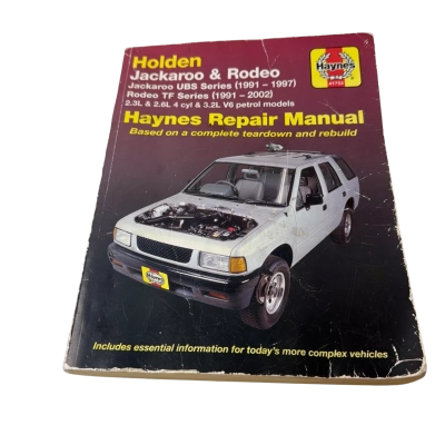 Holden Jackaroo & Rodeo Haynes repair book