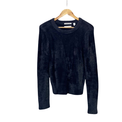 Country Road Womens  Size M Fuzzy Jumper Black  