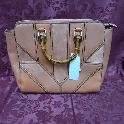 Colette Hayman  Womens  Brown Beige Handbag