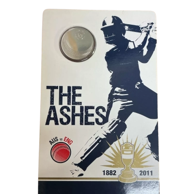 The ashes 2011 20c uncirculated coin