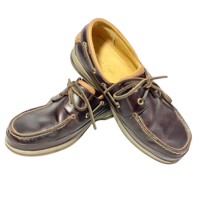 Sperry Gold Cup Brown Leather Loafers Size 42 