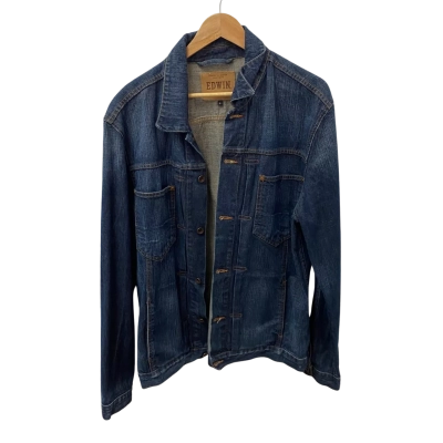 Edwin Mens  Size XL Denim Jacket Blue 