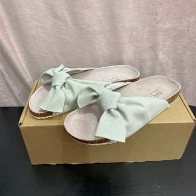 Walnut Melbourne Somerset Bow Slides Size 36