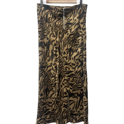 Seed Heritage Womens Size 12 Maxi Skirt Animal print/Black/Brown