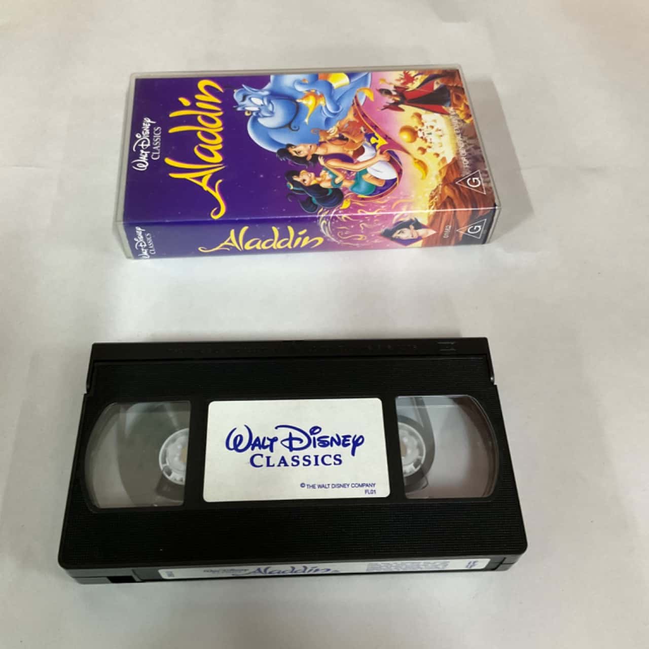 Disney Aladdin VHS tape
