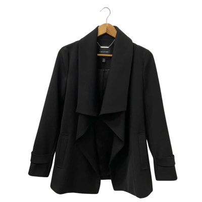 Forever New Womens  Size 10 Open Jacket Black  