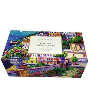 Wanderlust Positano Mug And Candle 360ml 198g (Brand New)