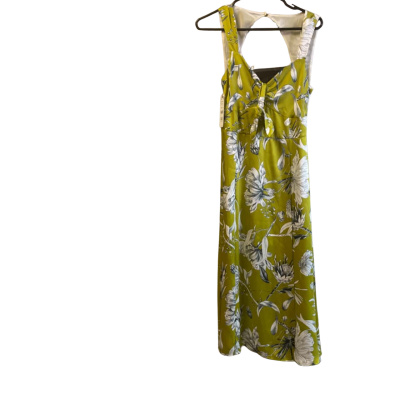 Zara Womens  Size S Floral Dress Green / Multicoloured 
