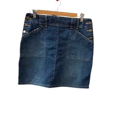 RM Williams Womens  Size 10 Mini Skirt Blue 
