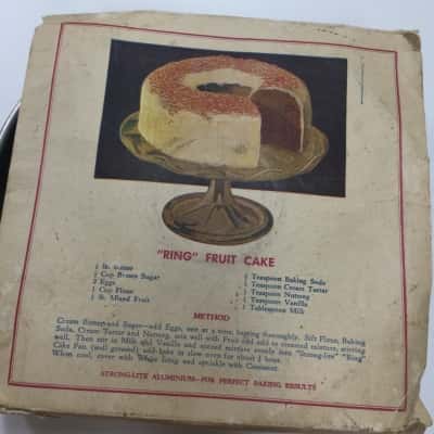 Strong Lite Aluminium Vintage Ring Cake Pan