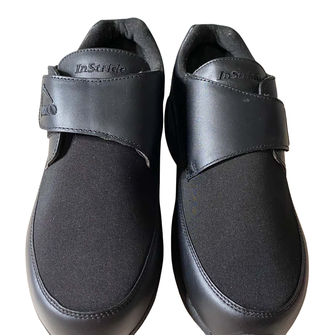 Instride Men's Black Velcro Custom Fit Shoes Size EUR 43(s)